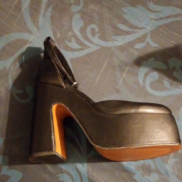 L'INTERVALLE Black Platform Mary Jane Shoes - Picture 8 of 9